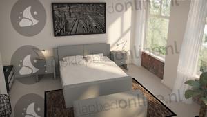 Opberg boxspring 200 x 200 cm- stofkleur 5086