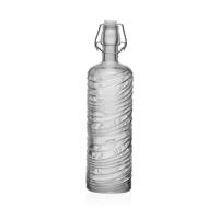 Waterfles Versa Transparant Glas Aluminium 1 L 8,2 X 30,6 X 8,2 CM