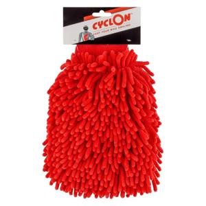 Cyclo Washandschoen microvezel rood