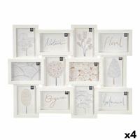 Muurfotolijst Gift Decor Wit Polypropyleen (4 Stuks)