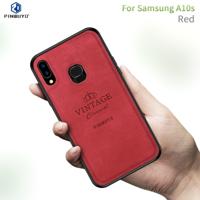Voor Galaxy A10S PINWUYO Zun serie PC + TPU + huid waterdicht en anti-Fall all-inclusive beschermende shell (rood)