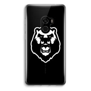 Angry Bear (white): Xiaomi Mi Mix 2 Transparant Hoesje