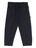 MSGM Kids pantalon Parachute à lien de resserrage - Bleu