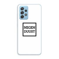 Negenduust vierkant: Samsung Galaxy A73 Transparant Hoesje