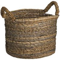2e Halve Prijs Leen Bakker - Mand Anna - Naturel - 35x40x26 Cm - Bananenblad - Crème