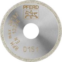 PFERD TOOLS 68404015 D1A1R 40-1-10 D 151 GAD Diamanten doorslijpschijf Diameter 40 mm Boordiameter 10 mm Duroplast, Glas, Hardmetaal, Schurende materialen,