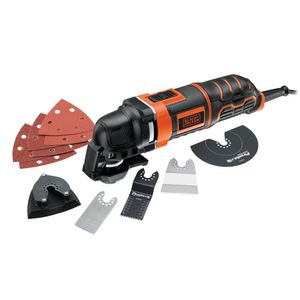 Black & Decker MT300KA-QS Multifunctioneel gereedschap Incl. accessoires, Incl. koffer 13-delig 300 W