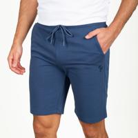 Heren Sweatshort Nes | Jeansblauw