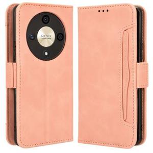 Honor Magic6 Lite/X9b Cardholder Series Portemonnee Hoesje - Roze