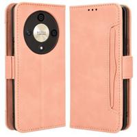 Honor Magic6 Lite/X9b Cardholder Series Portemonnee Hoesje - Roze - thumbnail