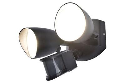 Lutec WandlampShrimp zwart 4000K - 7622222012