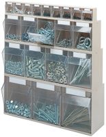 Lockweiler Opbergbakstelling | H164xB600xD134mm | 5 x C | kunststof wit | 1 stuk - 1500513 - 1500513