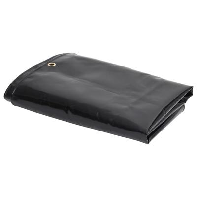 Zeildoek 650 g/m 4x8 m Zwart
