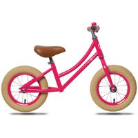 Rebel Kidz 12.5"", fuchsia. Met verstelbaar stuur en zadel