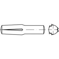 TOOLCRAFT TO-5437797 Gekerfde conische geleidepen 2 mm Staal 250 stuk(s) - thumbnail