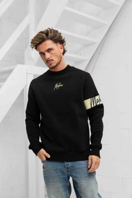Malelions Captain Sweater Heren Zwart - Maat XL - Kleur: Zwart | Soccerfanshop