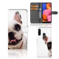 Samsung Galaxy A20s | Telefoonhoesje | Met pasjeshouder | Franse Bulldog