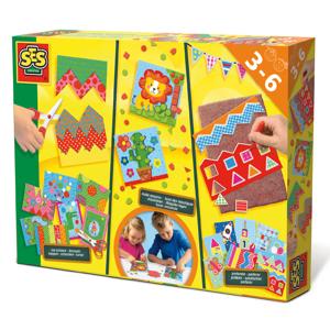 SES Ik Leer knippen + mozaïeken + prikken