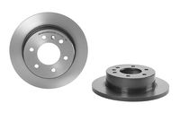 Remschijf COATED DISC LINE BREMBO, Remschijftype: Massief, u.a. für Mercedes-Benz, VW