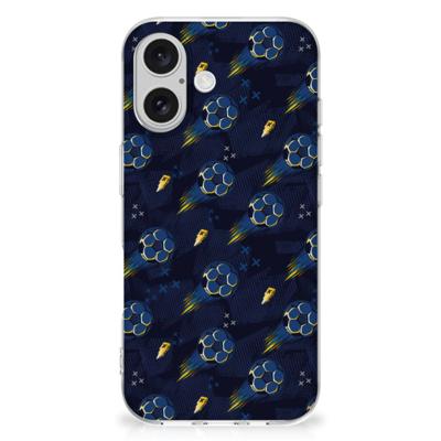 TPU bumper voor iPhone 16 plus Voetbal