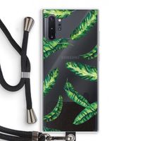 Lange bladeren: Samsung Galaxy Note 10 Plus Transparant Hoesje met koord