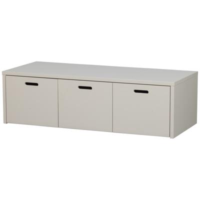 WOOOD Kistbank 'Silke' Grenenhout, kleur Dust