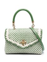 Tory Burch mini sac cabas Kira à design tressé - Tons neutres