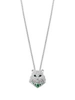 Boucheron collier Wladimir the Cat en or blanc 18ct - Argent