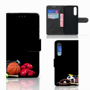 Huawei P30 Wallet Case met Pasjes Sports