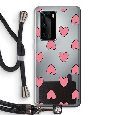 Ondersteboven verliefd: Huawei P40 Pro Transparant Hoesje met koord