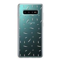 Hipster stripes: Samsung Galaxy S10 Plus Transparant Hoesje