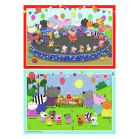 Ravensburger legpuzzel peppa pig, 2x24st.