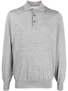 Brunello Cucinelli polo en maille - Gris