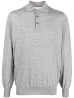 Brunello Cucinelli polo en maille - Gris