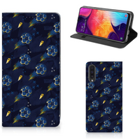 Hoesje met Magneet voor Samsung Galaxy A50 Voetbal - thumbnail