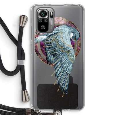 Golden Falcon: Xiaomi Redmi Note 10S Transparant Hoesje met koord