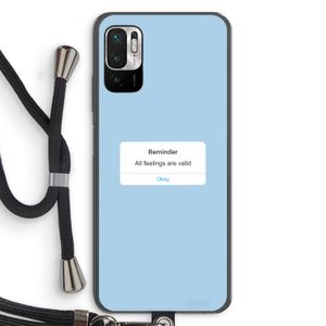 Reminder: Xiaomi Redmi Note 10 5G Transparant Hoesje met koord