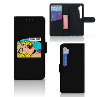 Xiaomi Mi Note 10 Pro Wallet Case met Pasjes Popart Oh Yes - thumbnail