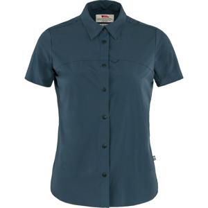 Fjallraven High Coast Lite SS Dames Shirt Navy XL
