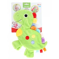 Toi-toys Knisperdoekje Dino Junior Pluche 35 Cm Groen - thumbnail