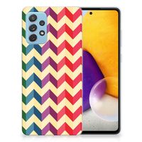 Samsung Galaxy A72 TPU bumper Zigzag Multi Color - thumbnail