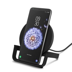 Belkin 10W Wireless Charging Stand with PSU & Micro USB Cable Oplader Zwart