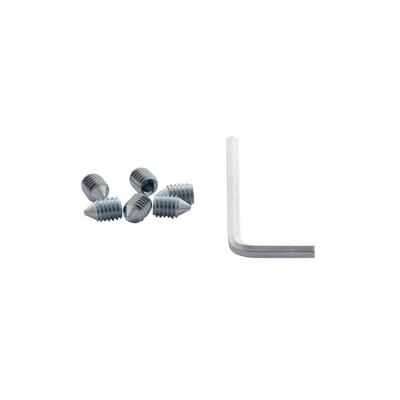 Accessoireset A: 6 inbusbout M6x9 conisch met inbussleutel