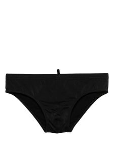 DSQUARED2 slip de bain à logo imprimé - Noir