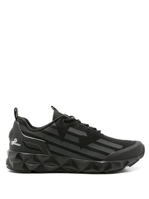 Ea7 Emporio Armani baskets Ultimate Combat à logo imprimé - Noir