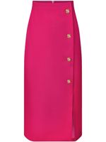 Nina Ricci jupe crayon en laine à taille haute - Rose