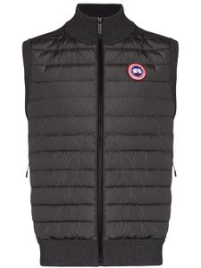 Canada Goose débardeur matelassé Hybridge à empiècement en maille - Gris