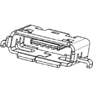 Micro USB Bus 476540001 Molex 1 stuk(s)