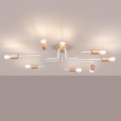 Moderne witte Kroonluchter TIMBO 8