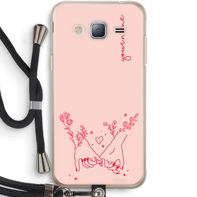 Best Friends: Samsung Galaxy J3 (2016) Transparant Hoesje met koord